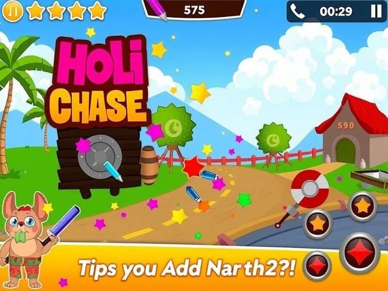 Vibrant Holi Chase Download Screenshot